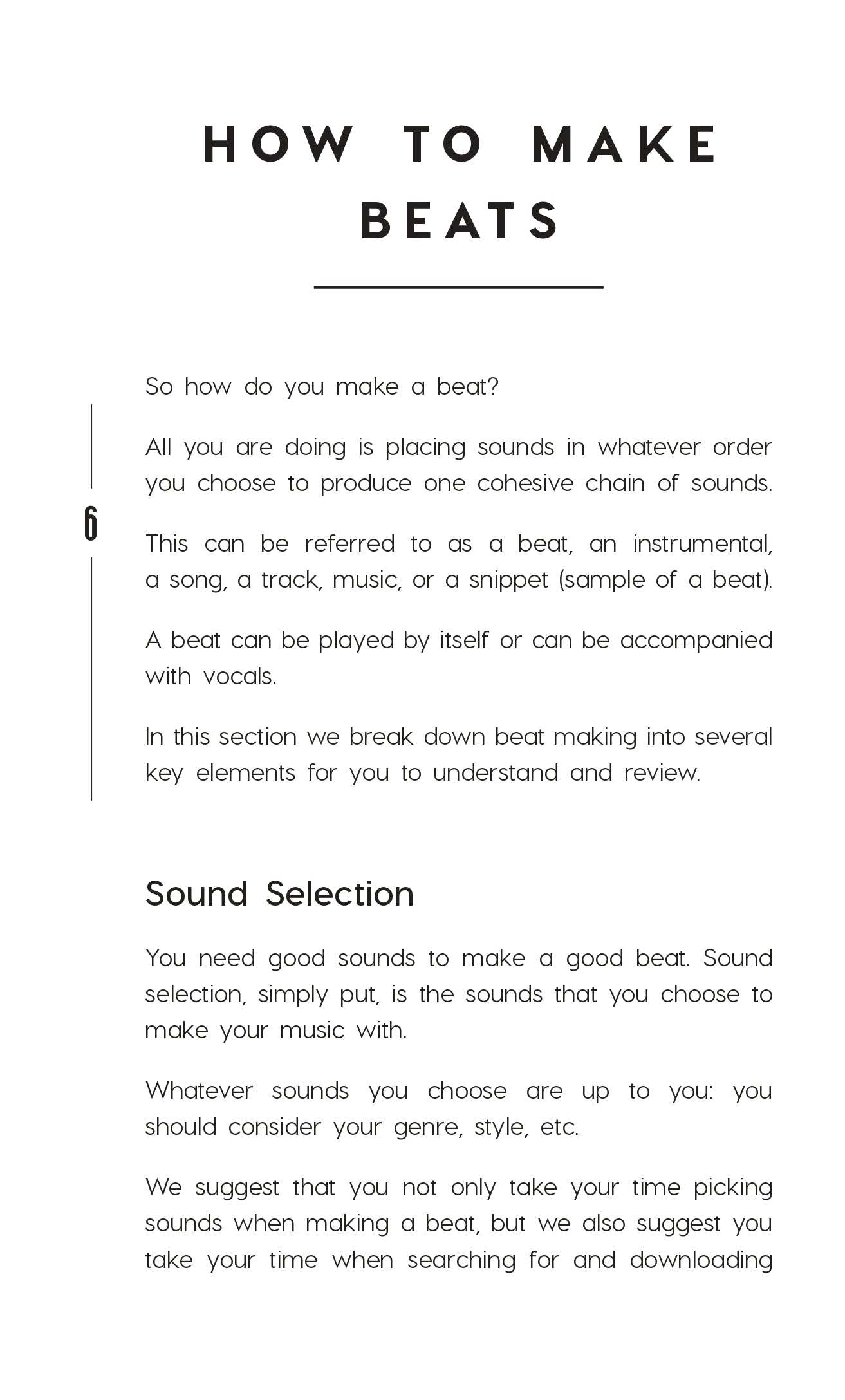 How to Make Beats (eBook)