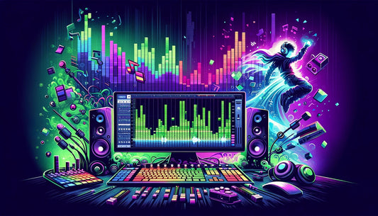 Music production for video games illustration @slimegreenbeats