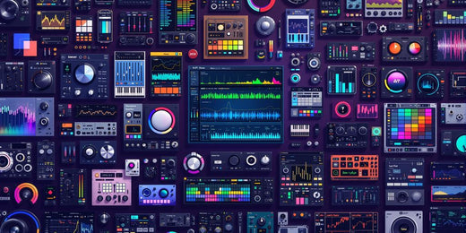 Colorful VST plugins for music production in FL Studio.