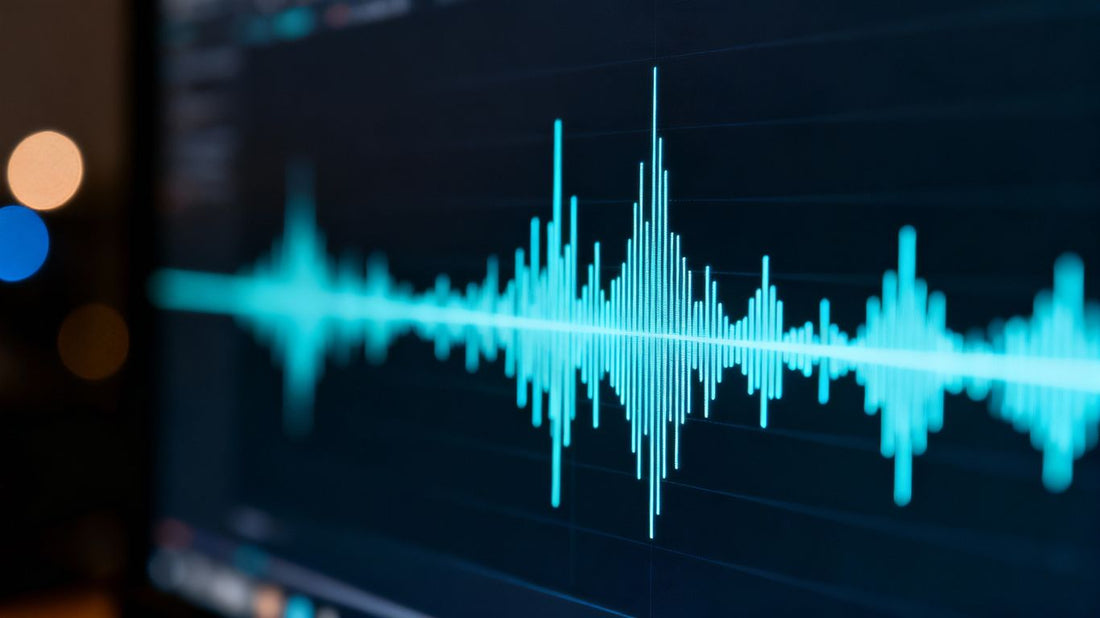 AI software fixing audio mistakes visualization