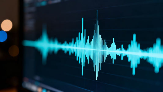 AI software fixing audio mistakes visualization