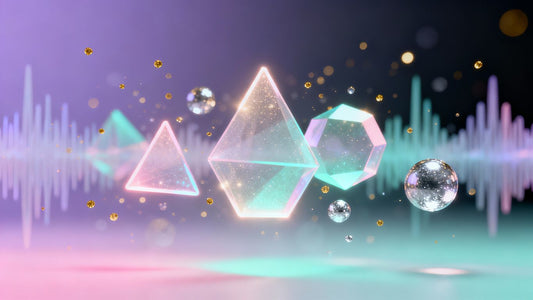 AI transforming sound waves into abstract art.