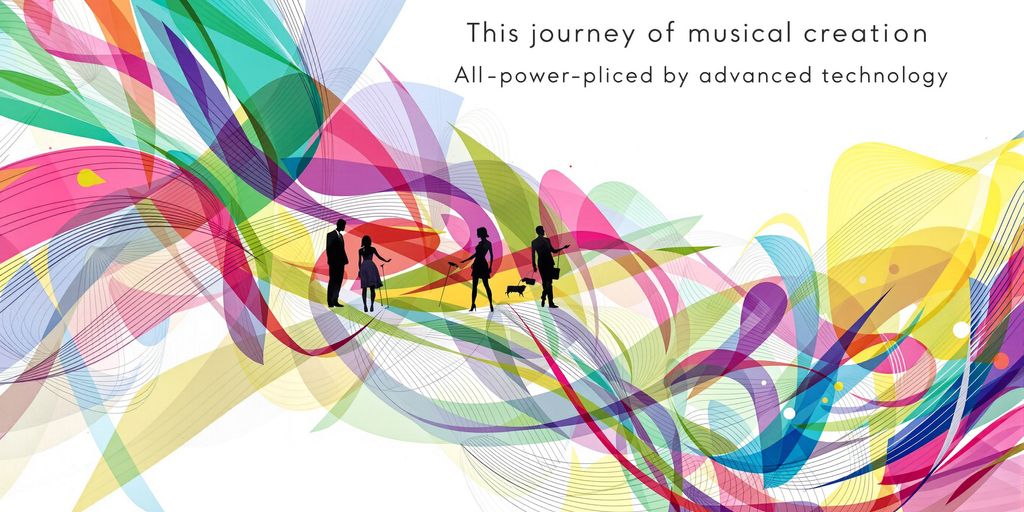 AI creating music visually.