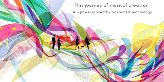 AI creating music visually.