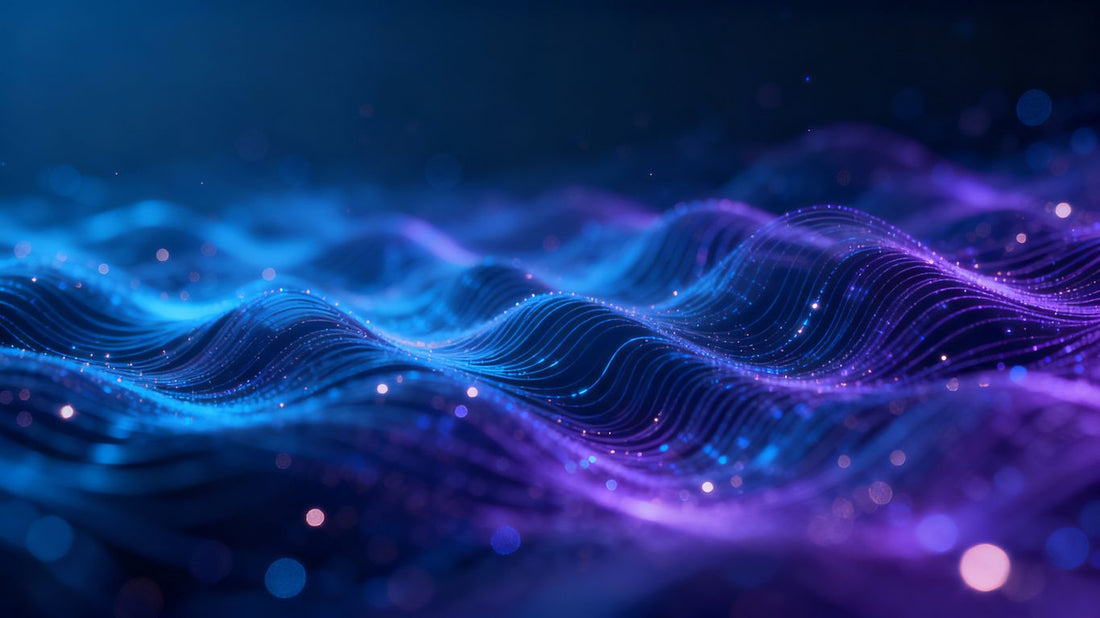 AI sound waves creating depth and space.