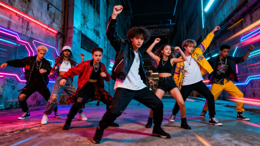 Afro-Drill artists in stylish urban fashion, 2026 trends.