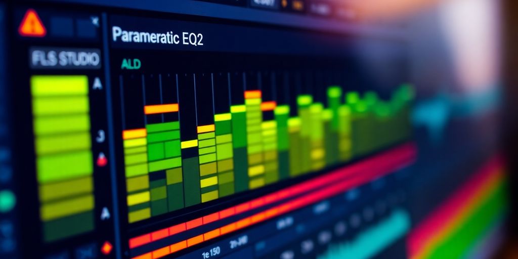 FL Studio Parametric EQ 2 interface on a computer screen.