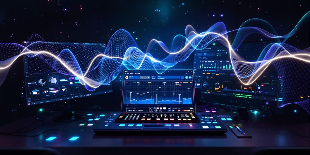 AI audio plugins interface.