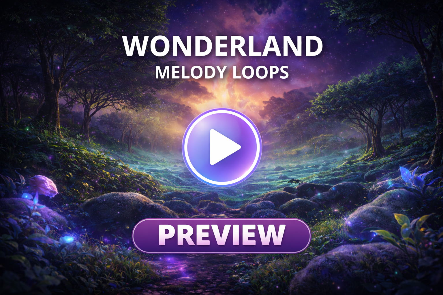 Preview of the loops in Wonderland melody loops kit